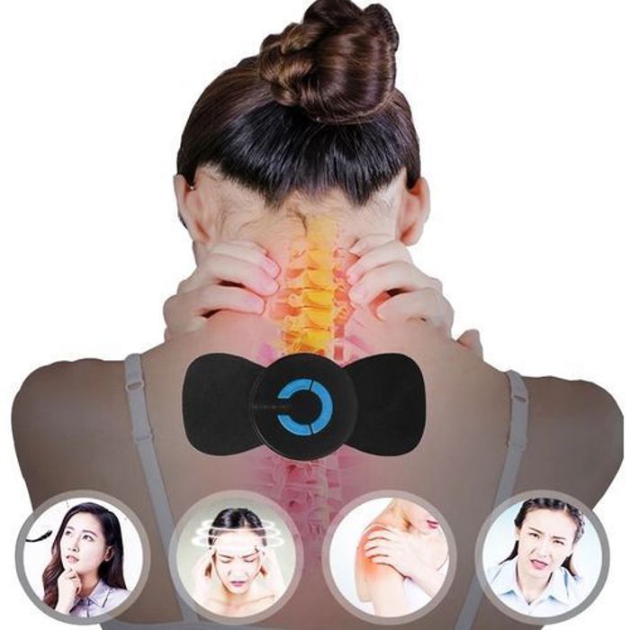 Mini masseur de cou électrique portable EMS,physiothérapie,musculaires