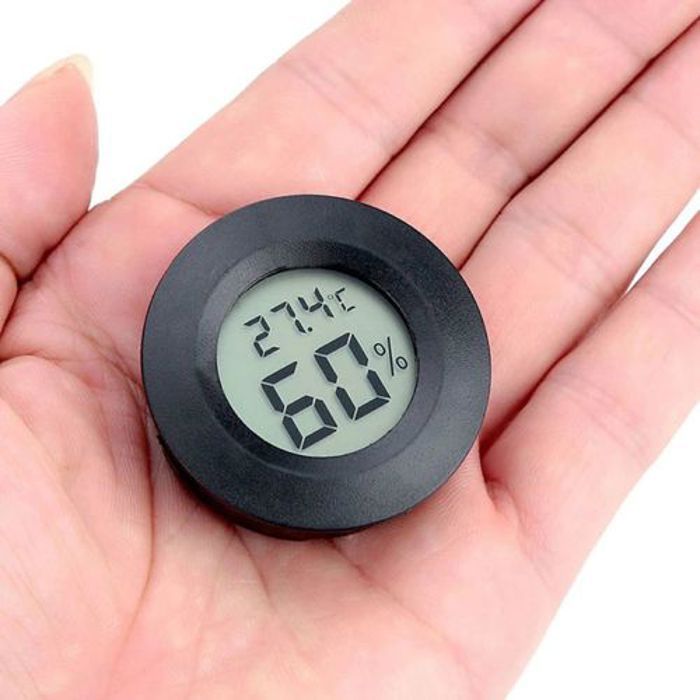 2 en 1 thermomètre hygromètre LCD numérique humidité mètre détecteur thermographe intérieur chambre Instrument