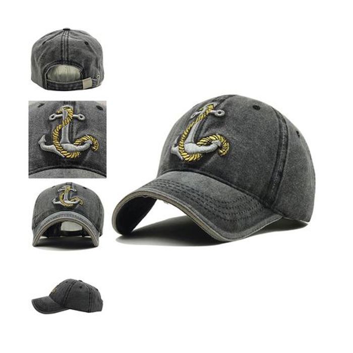 Chapeaux de soleil casquette de baseball Broderie 3d gris sans emballage