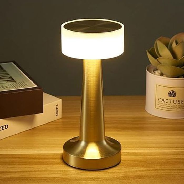 Lampe de table LED portable, lampe de chevet rechargeable par USB