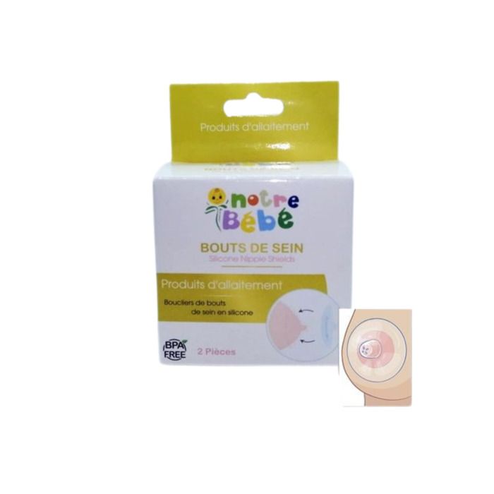 Notre Bébé - Bouts de Sein en Silicone (Lot de 2)