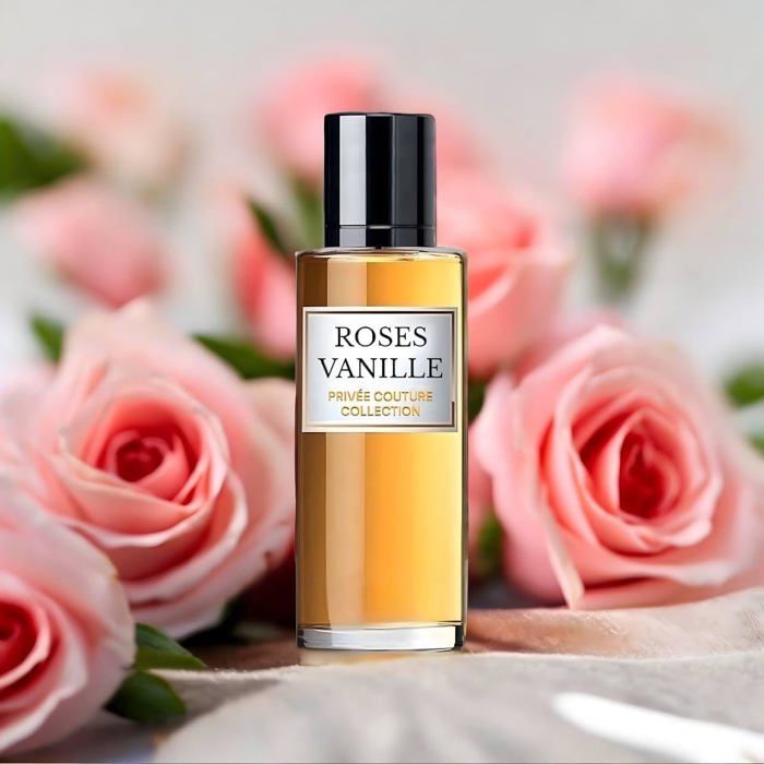 Eau de Parfum - ROSES VANILLE - 30 ml - Longue Durée - Floral