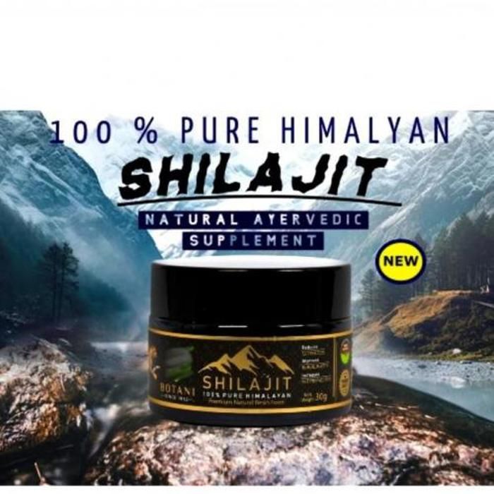 Shilajit Résin Naturel de l'Himalaya Inspiré de la médecine traditionnelle indienne 30g.
