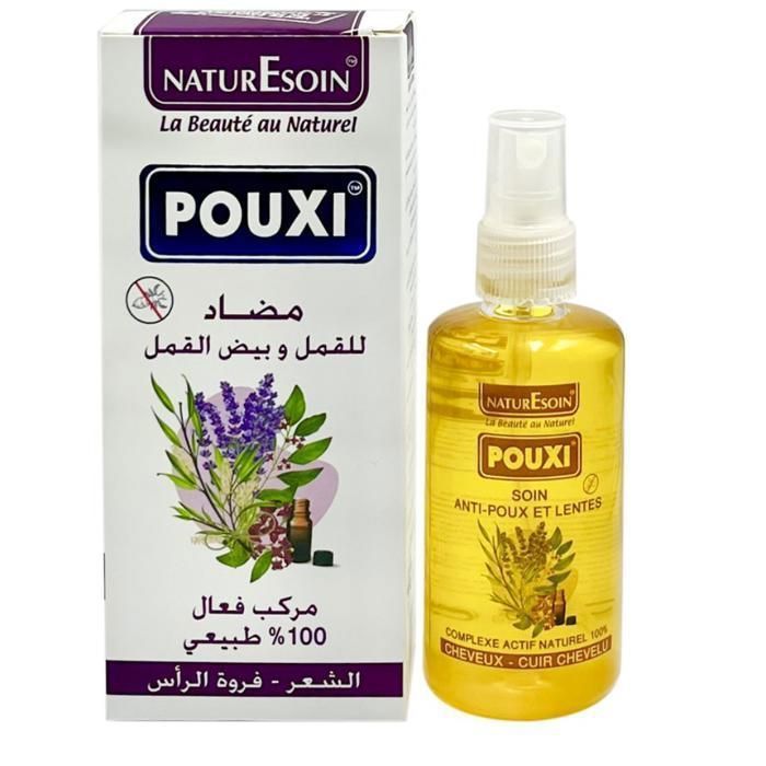 Traitement Anti-Poux - NATURESOIN - Pouxi - 125 ml - Élimination des lentes - Tous types de cheveux