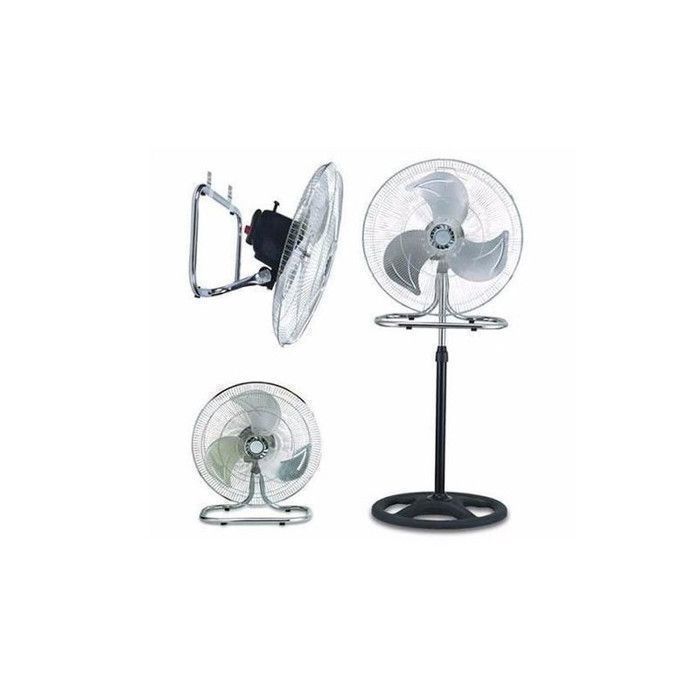 Ventilateur industriel - GENERAL - 3 en 1 - 3 vitesses - 3 lames en aluminium - 50 cm