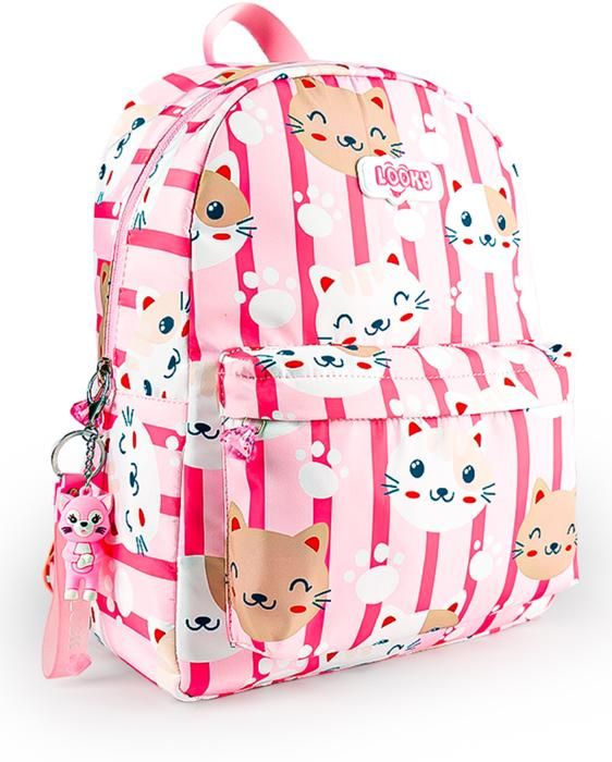Sac à Dos 14" 2Poches Tissu Satin Imperméable