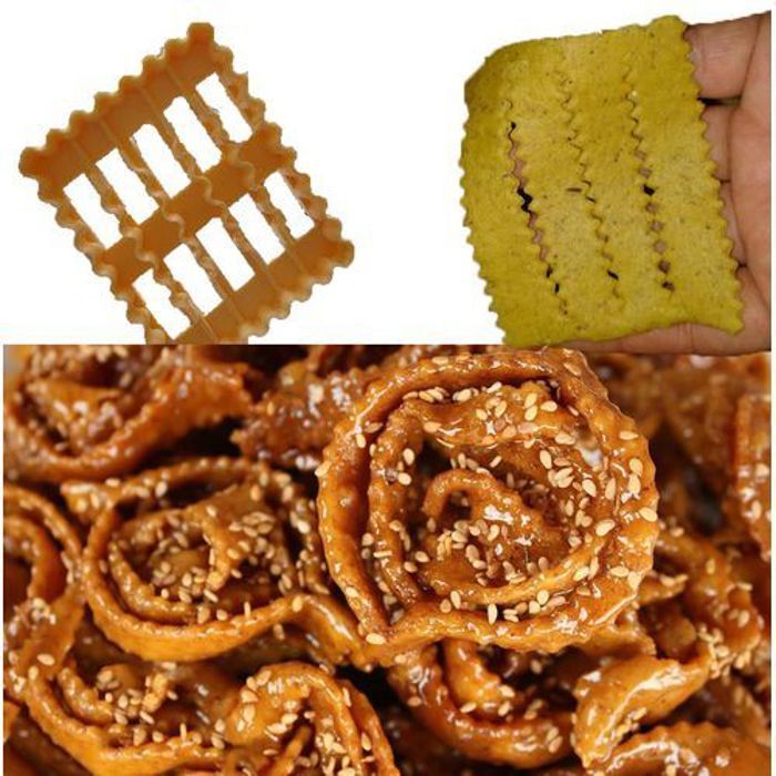 Lamacom Moule presser la pâte Machine à Pâtes Chebakia cookie gâteaux au miel