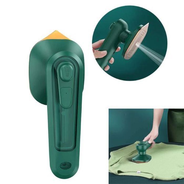 Mini fer à vapeur électrique Portable pour vêtements - Vert
