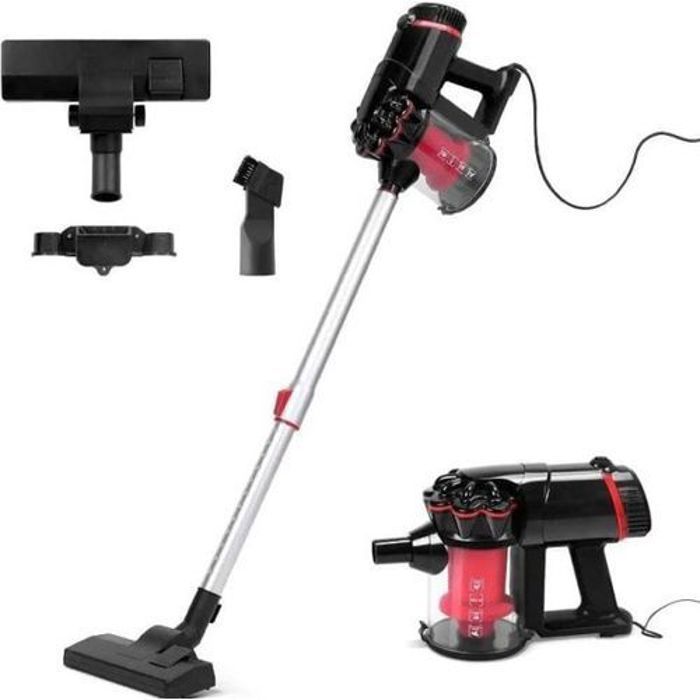 Aspirateur a main Balai Rechargeable avec Fonctionnalités Polyvalentes 1400W