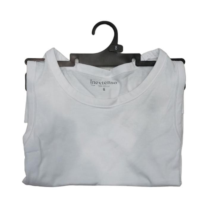 LOT DE 2 DEBARDEURS SBO0017_BLANC 3-14Y PER