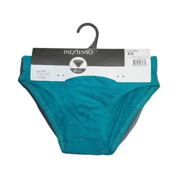 LOTS DE 3 SLIPS GRC SBO0003_ VERT 214Y S22  PER