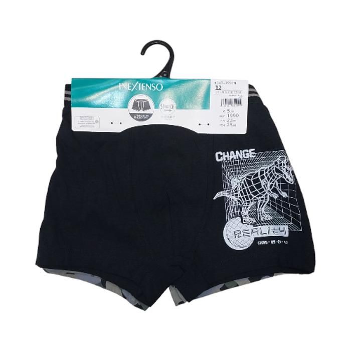 Boxers - INEXTENSO - Lot de 2 - Noir - Confortable - Pour Garçon