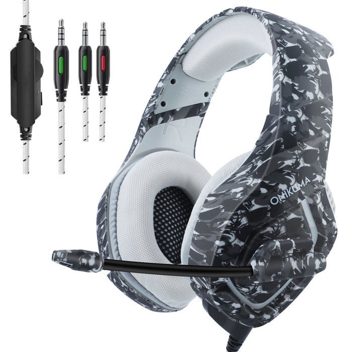 Casque de jeu professionnel avec rétroéclairage LED RVB