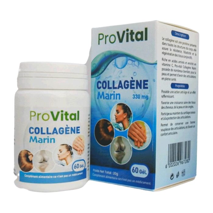 Pro vital Collagene Marin 330mg 60 Gelules