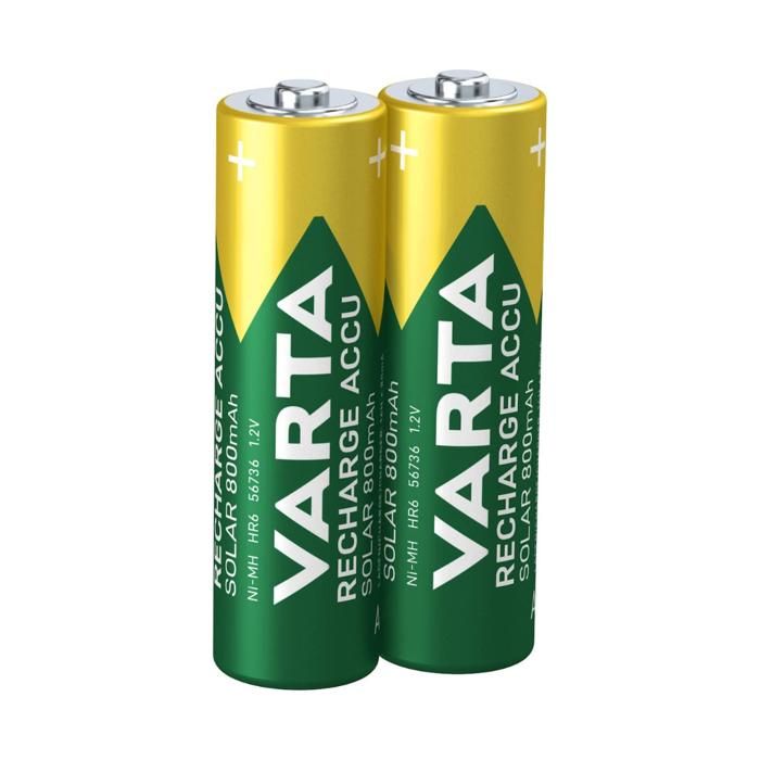 Piles VARTA Blister de 2 Batteries Rechargeables AA 800mAh