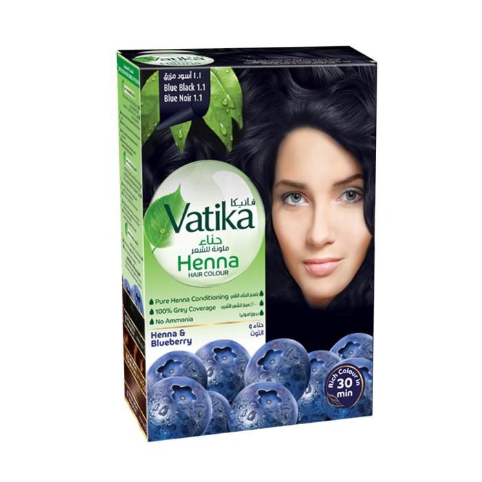Vatika Naturals Coloration Cheveux au Henné (6 x 10g)