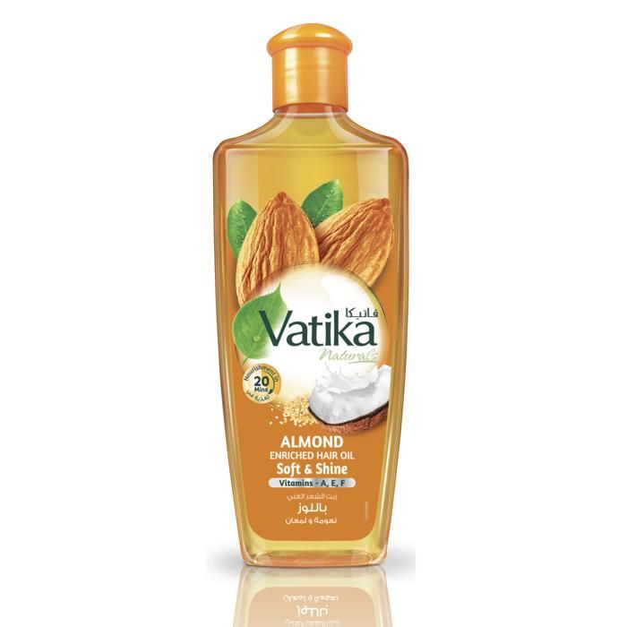 Vatika Naturals Huile Capillaire Enrichie en Amande 50ml