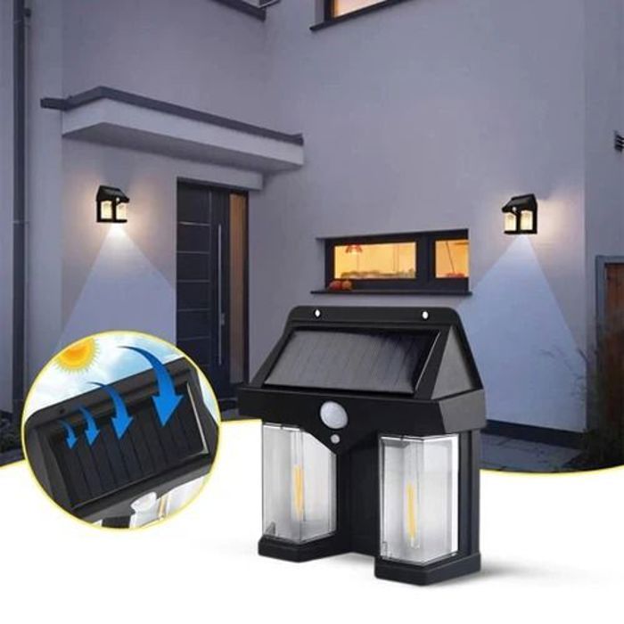 Lampe solaire extérieure étanche pour hall, cour, jardin,petite villa