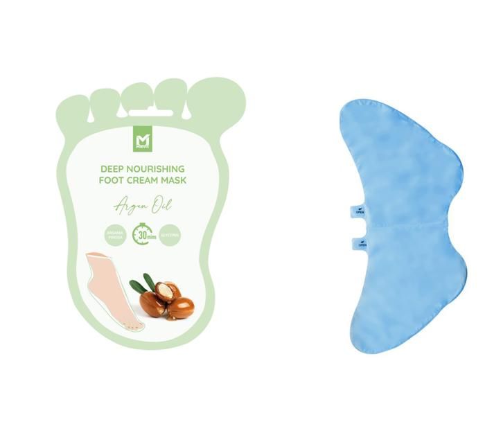 Argan oil deep nourishing foot cream mask