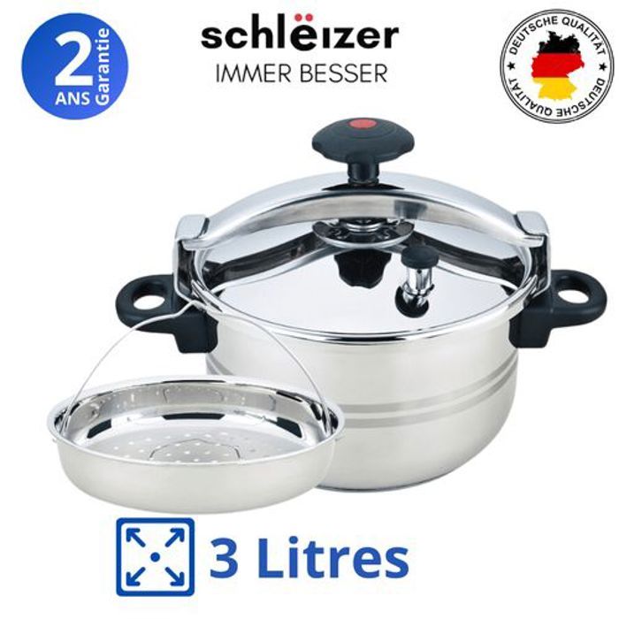 Cocotte Minute - Autocuiseur - INOX - 3 Litres