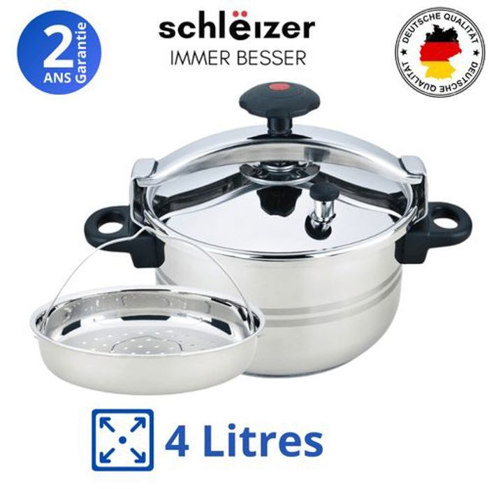 Cocotte Minute - Autocuiseur - INOX - 4 Litres