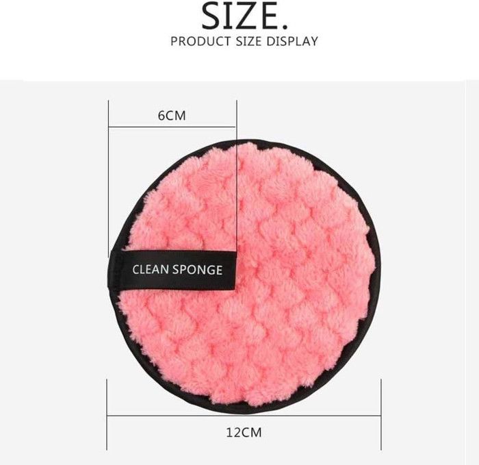 REUSABLE MAKEUP REMOVER PADS-2 PCS