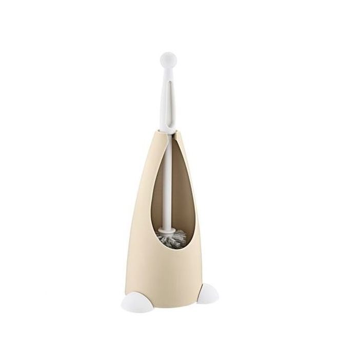 BROSSE WC PINGOUIN BEIGE