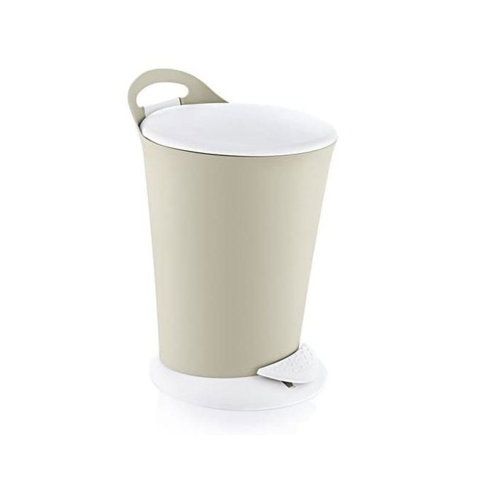 POUBELLE 6 LT PINGOUIN BEIGE