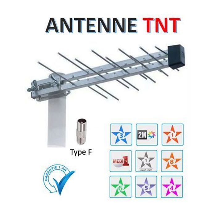 Antenne Tv TNT UHF +cable haute qualité de signale garantie