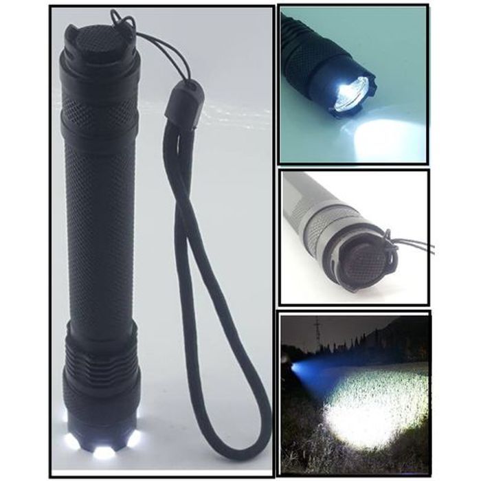 Torche lampe de poche Mini Poche Led Lampe Torche Extérieure flashlight de pêche