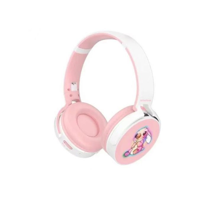 Disney Stitch Sans Fil Bluetooth Casque SD-950 Son Stéréo Écouteurs Enfants (Rose)