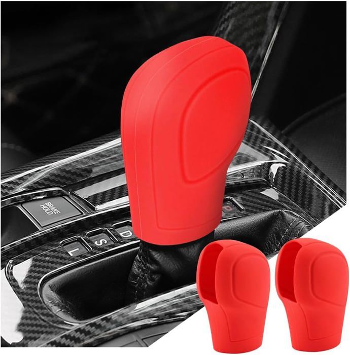 Cashe levier de vitesse AUTOMATIQUE en silicone noir
