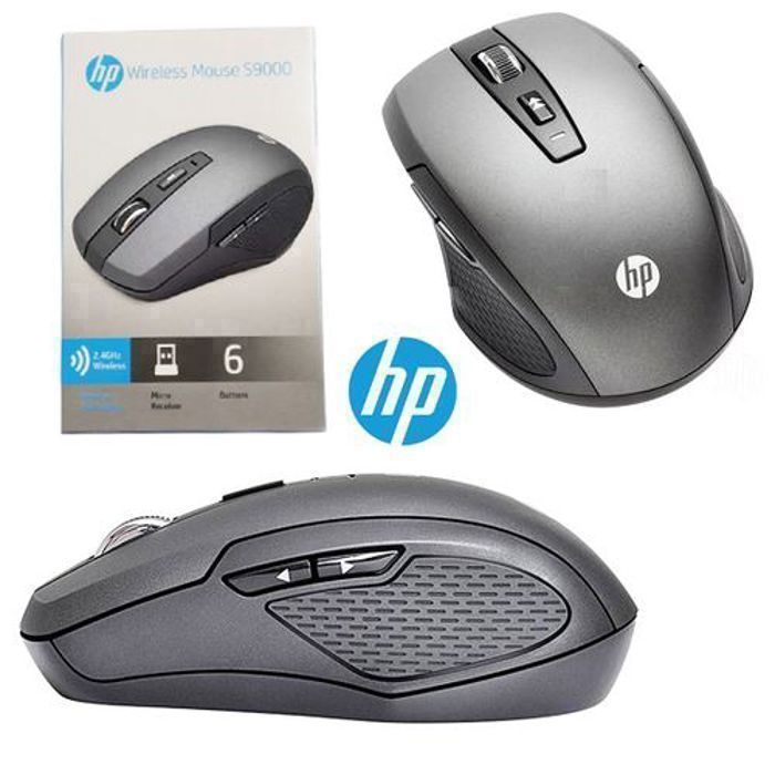 Souris sans fil Bluetooth HP X9500 – 1600 DPI, 6 boutons programmables