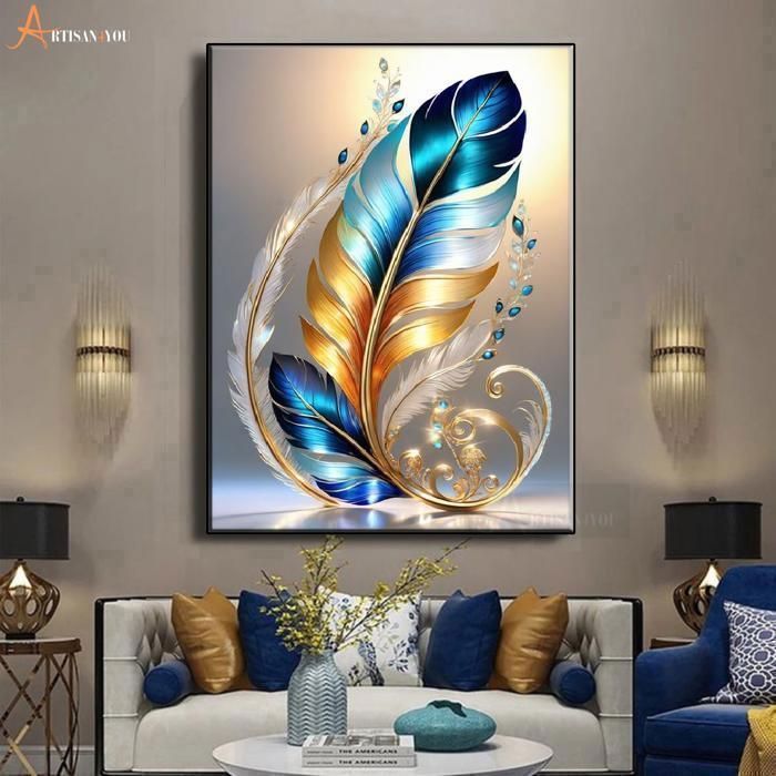 Tableau décoratif artistique en Toile de haute qualité - L60 × H90 cm