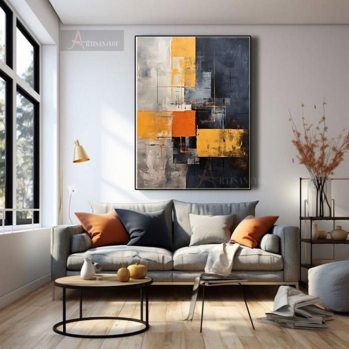 Tableau décoratif artistique en  bâche de haute qualité - L100 × H150 cm