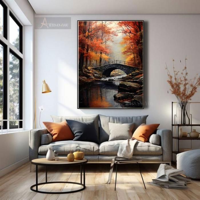Tableau décoratif artistique en Toile de haute qualité - L60 × H90 cm