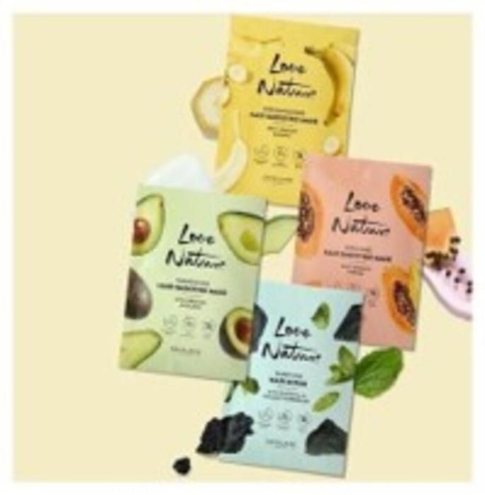 Oriflame Pack 4 Masques Smoothies Nourrissants pour les Cheveux Love Nature