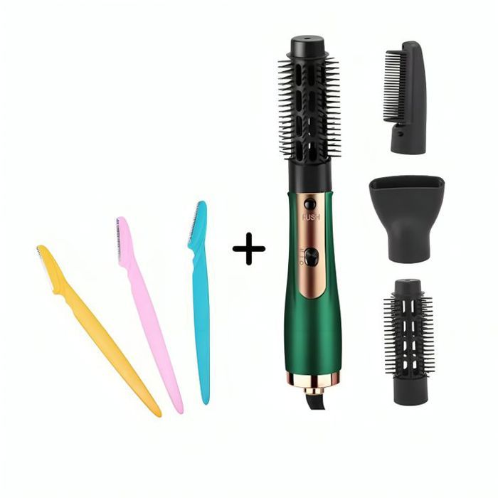 Hair Dryer & Styler Brush Remginton Re-2061 + 3pcs suppression razoir visage - Mini Pack