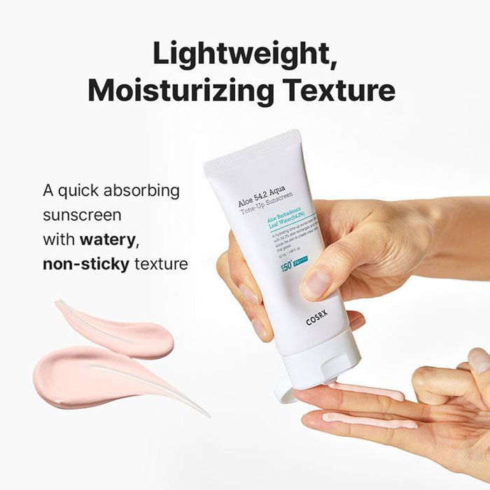 COSRX ALOE 54.2 TONE UP SUNSCREEN AQUA 50SPF