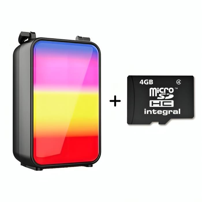 Haut-Parleur Bluetooth Mini ZQS1320 + Carte mémoire 4GB - Mini pack