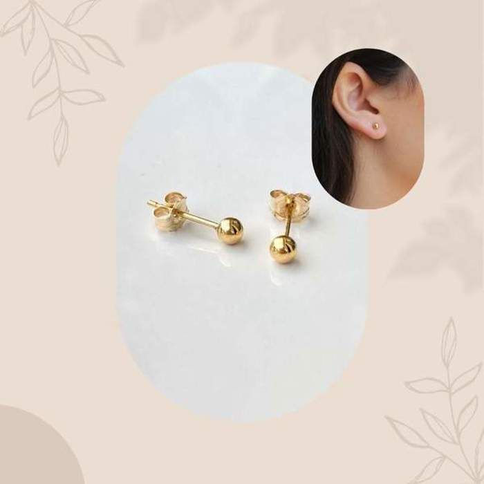 Boucles d'oreilles - Craspédie - Acier inoxydable - Femme - Adulte - Bijou élégant