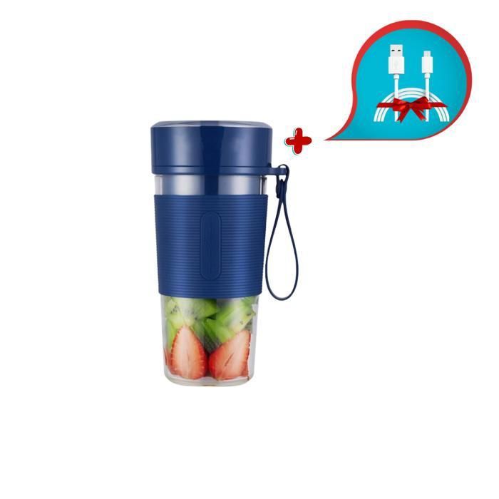 Portable Juicing Cup Avec Cable Micro usb Gratuit