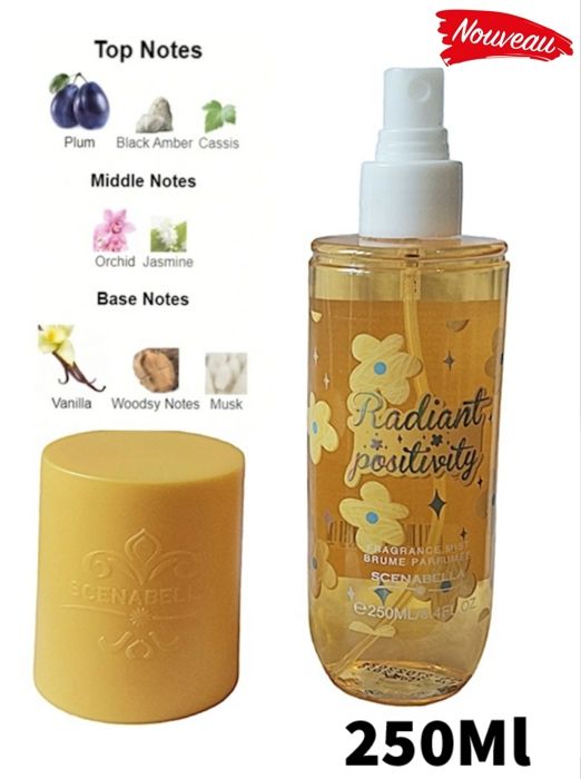 Spray pour le corps femmes, Brume parfumée fragrance Fruité Floral pour le corps .