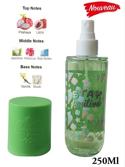 Spray pour le corps femmes, Brume parfumée fragrance Gourmand Fruité Floral pour le corps .