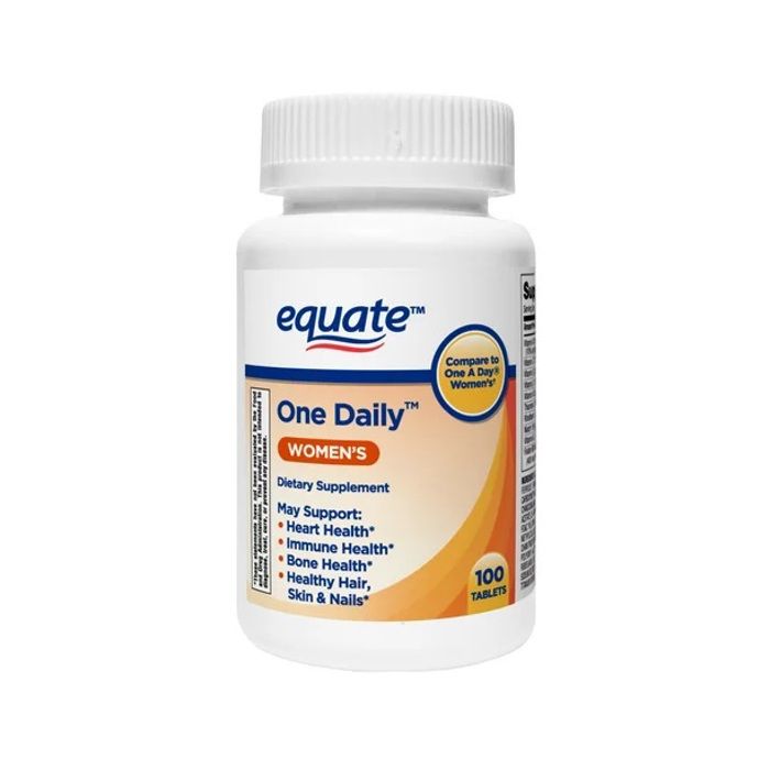 Equate One Daily Women’s Complément alimentaire, 100 Tablets