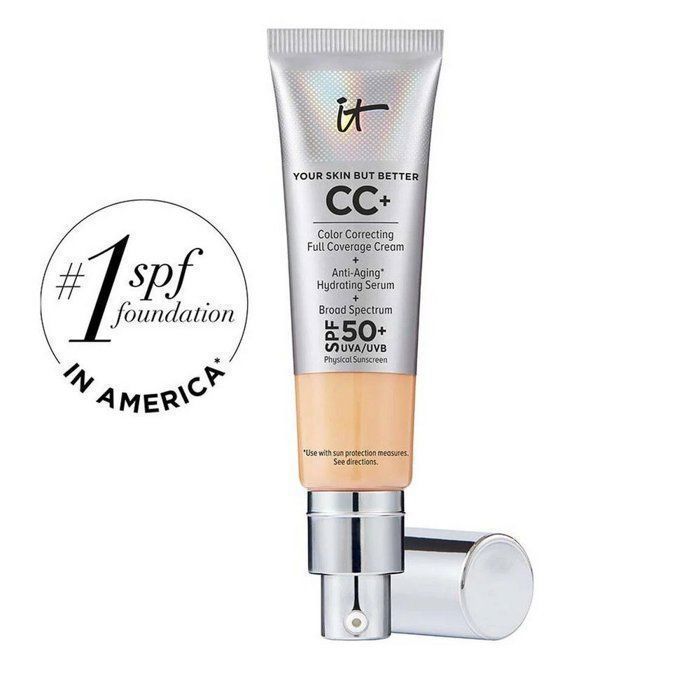 IT COSMETICS - CC+ CREAM FULL-COVERAGE FOUNDATION WITH SPF 50+ -Medium