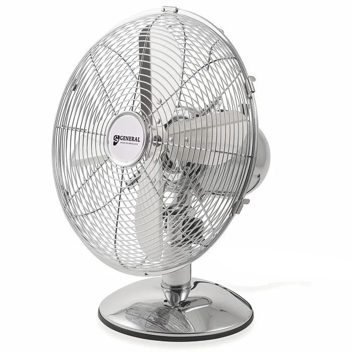 Ventilateur sur pied - GENERAL - 16" - Métal léger - 3 vitesses - Oscillation 75°