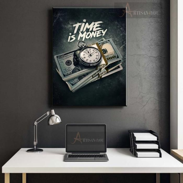 Tableau décoratif artistique en toile de haute qualité  - L100 × H120 cm