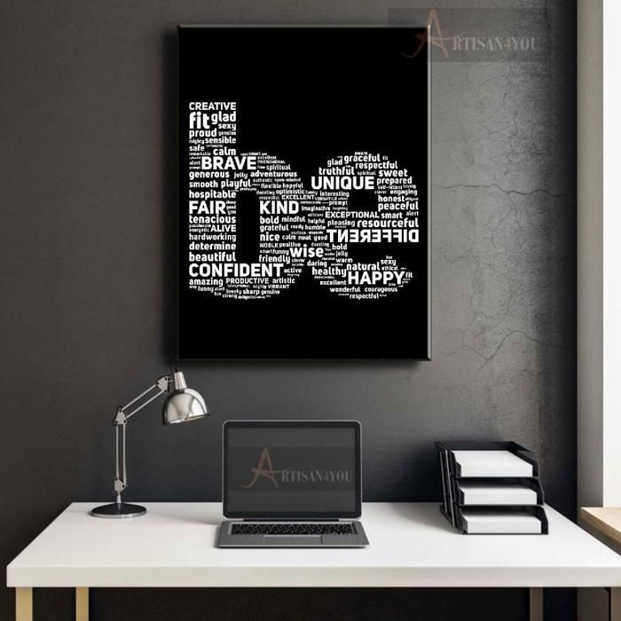 Tableau décoratif artistique en toile de haute qualité  - L100 × H120 cm