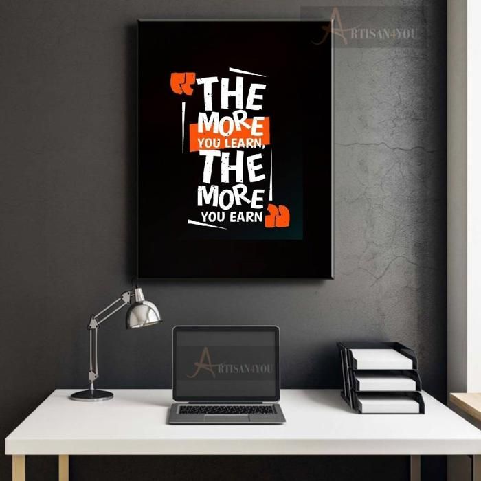 Tableau décoratif artistique en toile de haute qualité  - L100 × H120 cm